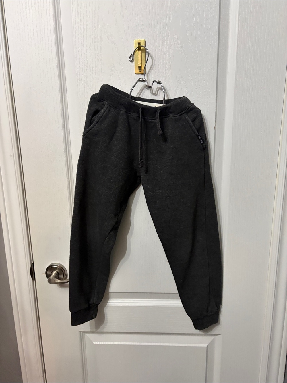 Buffalo David Bitton Kids Black Jogger Sweatpants